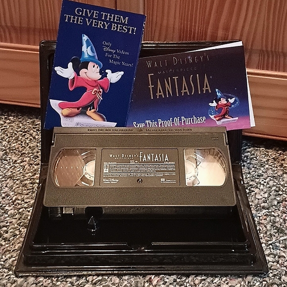 Disney's Masterpiece Fantasia & Fantasia 2000 VHS Excellent Condition - Picture 2 of 12